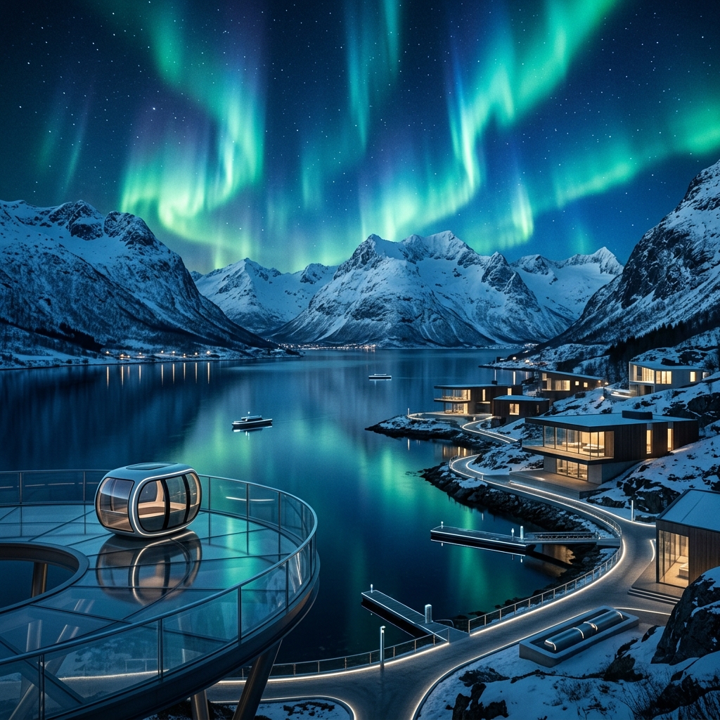 Futuristic Scandinavian Landscape